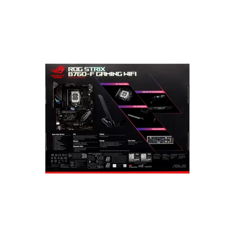 Материнская плата ASUS ROG STRIX B760-F GAMING WIFI (90MB1CT0-M1EAY0)