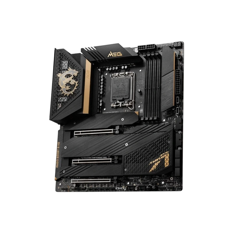 Материнская плата MSI MEG Z690 ACE 4 x кабель SATA, USB Flash с ПО, антенна Wi-Fi, документация, кабель mini DisplayPort - DisplayPort x2, кисточка, комплект наклеек, отвертка, удлинитель для ARGB, удлинитель для RGBещё