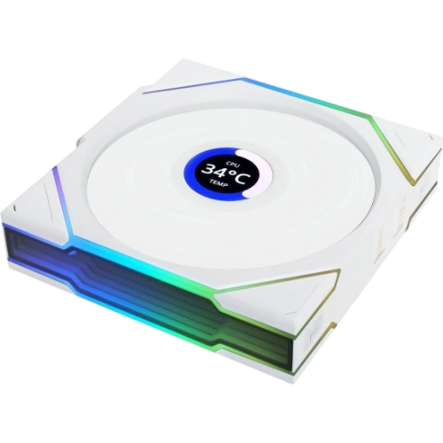 Вентилятор для корпуса Lian Li UNI FAN TL WIRELESS LCD 120 Reverse Blade 12RTLLCD1W1W ARGB White (G99.12RTLLCD1W1W.R0)