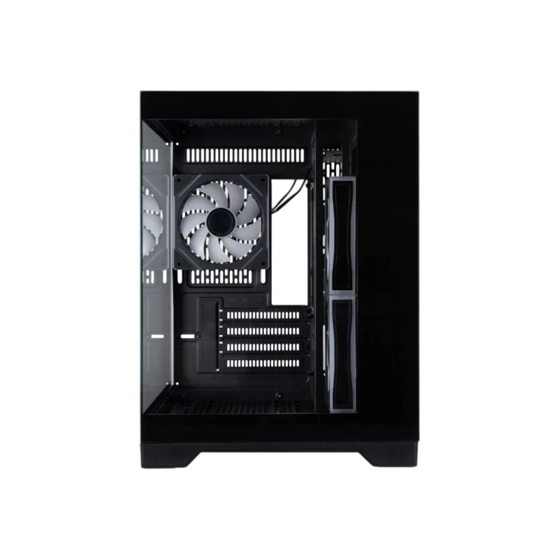 Компьютерный корпус 1STPLAYER MEGAVIEW MV6-TP ARGB Black (MV6-TP-BK-2FC7R-1FC7)