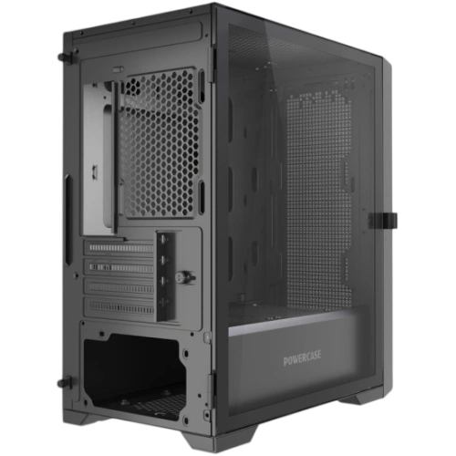 Компьютерный корпус Powercase ByteFlow Micro NF TG Black (CAMBNF-F0)