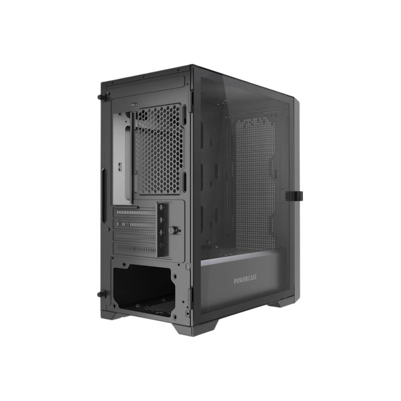 Компьютерный корпус Powercase ByteFlow Micro NF TG Black (CAMBNF-F0)