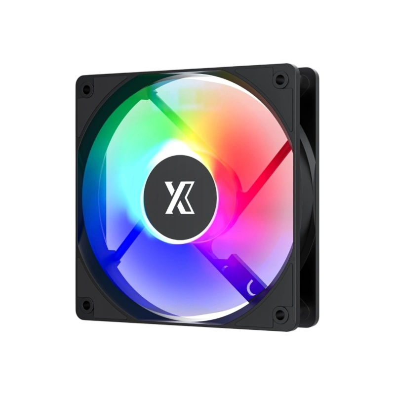 Вентилятор для корпуса XASTRA FC120B FRGB Black (FC120-1BF-SBP-GL)