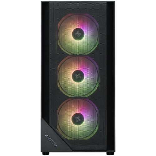 Компьютерный корпус XASTRA A401M 4ARGB-V2 TG Black (A401M-V2-4FC12A)