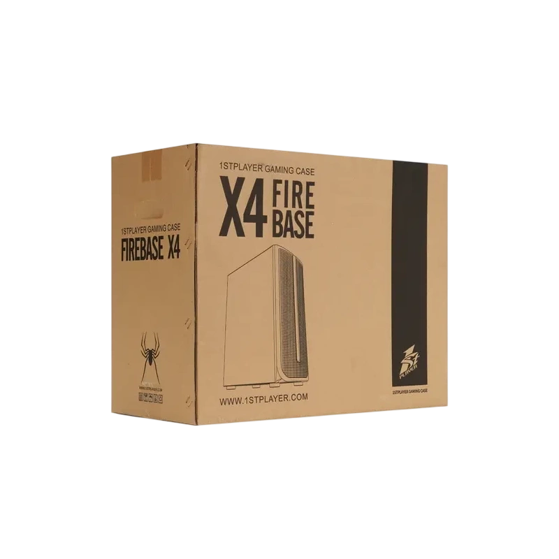 Компьютерный корпус 1STPLAYER FIREBASE X4 Black (X4-BK-4F1)