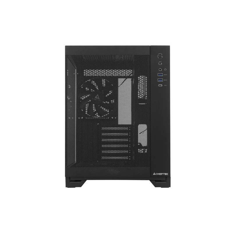 Компьютерный корпус Chieftec VISIO AIR TG Black (GM-30B-M-OP)