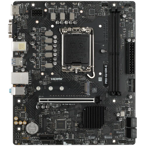 Материнская плата MSI PRO H610M-E