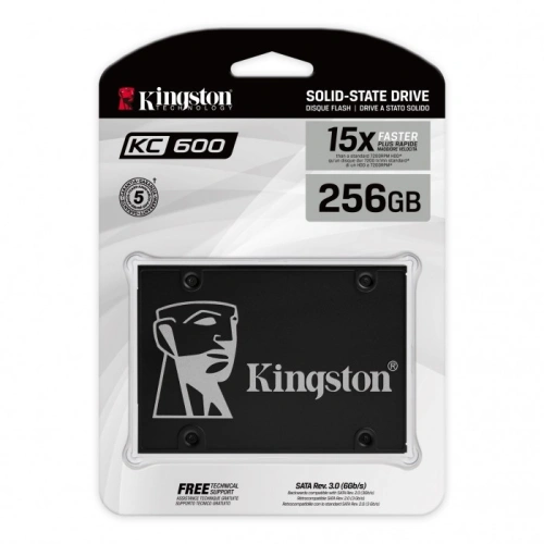 Твердотельный накопитель Kingston 256 Gb KC600 (SKC600/256G)