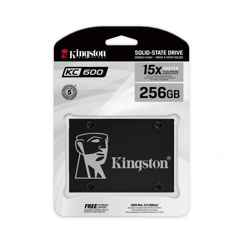 Твердотельный накопитель Kingston 256 Gb KC600 (SKC600/256G)
