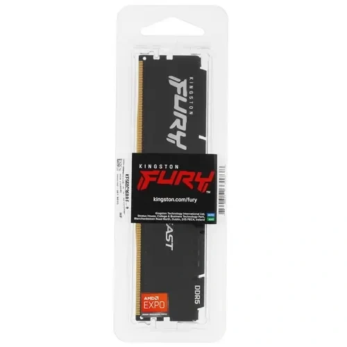 Оперативная память 8 Gb 6000 MHz Kingston FURY Beast Black (KF560C36BBE-8)