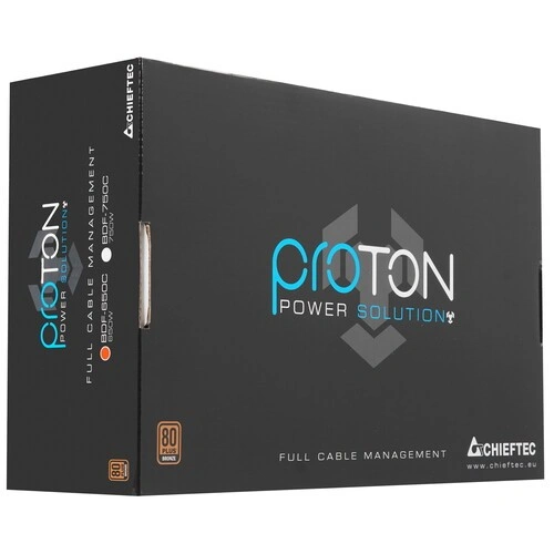 Блок питания Chieftec 650W PROTON (BDF-650C) документация, комплект кабелей, комплект крепежа