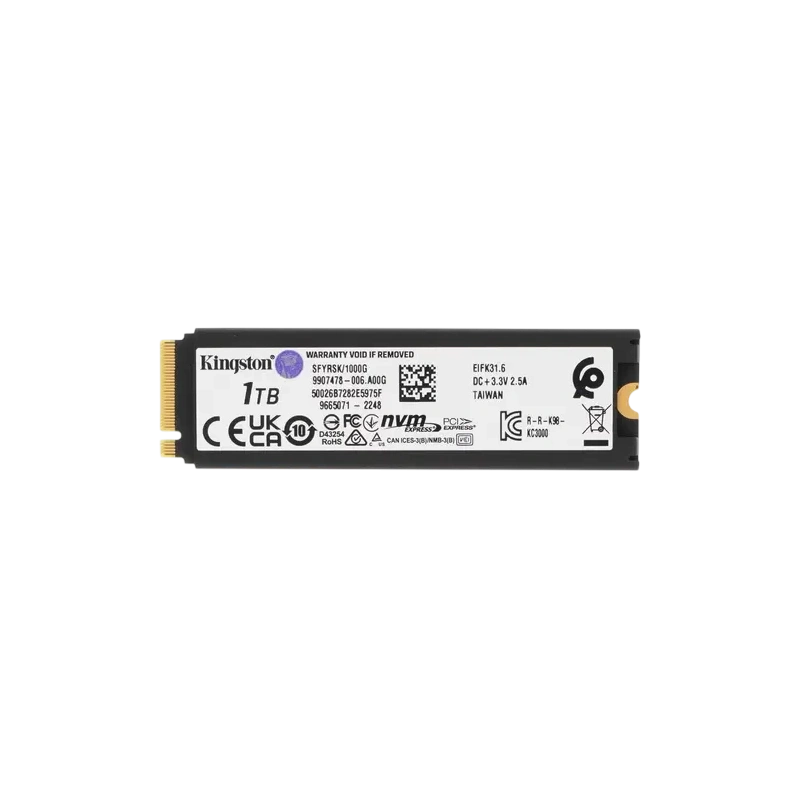 Твердотельный накопитель Kingston 1000 Gb FURY RENEGADE (SFYRSK/1000G)