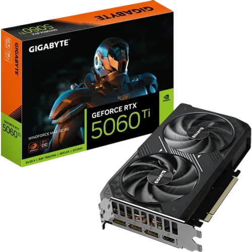 Видеокарта Gigabyte (GV-N506TWF2MAX OC-8GD) GeForce RTX 5060 Ti 8GB WINDFORCE MAX OC