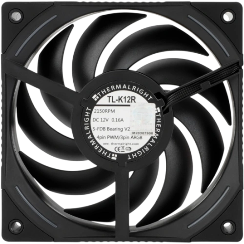 Вентилятор для корпуса Thermalright TL-K12R Reverse ARGB Black (TRTLK12R)