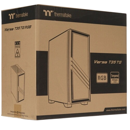 Компьютерный корпус Thermaltake VERSA T35 TG RGB Black (CA-1R7-00M1WN-00)
