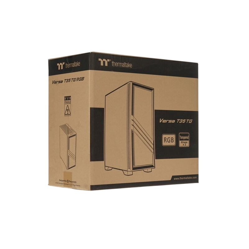Компьютерный корпус Thermaltake VERSA T35 TG RGB Black (CA-1R7-00M1WN-00)
