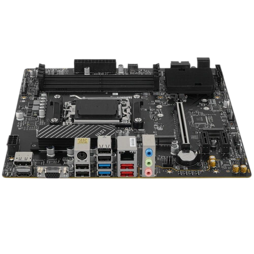 Материнская плата MSI PRO B650M-P документация, задняя планка, кабель SATA, крепеж для разъема M.2