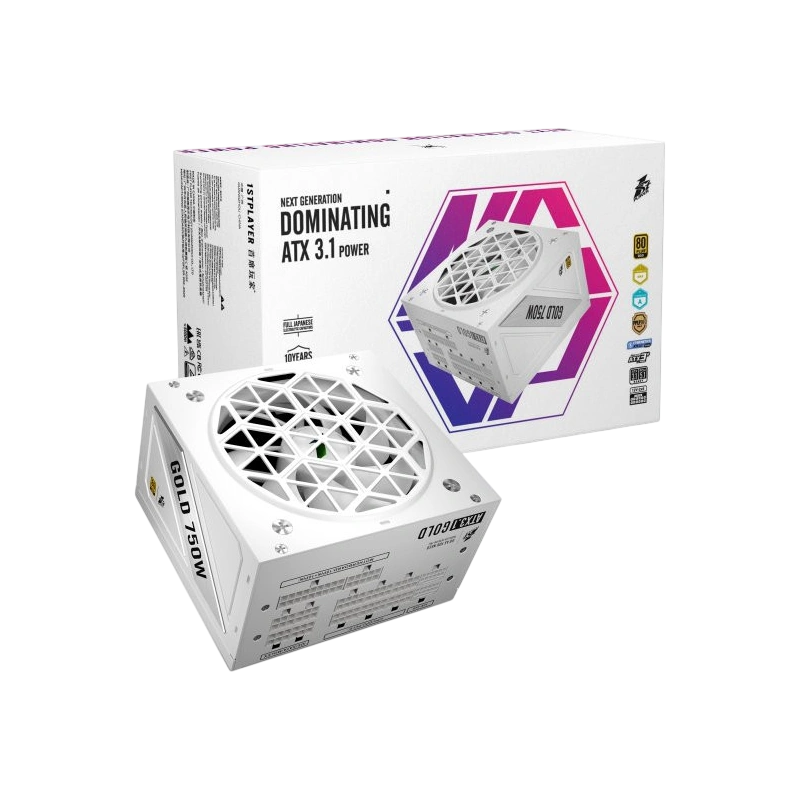 Блок питания 1STPLAYER 750W NGDP GOLD White (HA-750BA4-WH) 16 Pin (PCIe 5.0 Connector Cable Details)