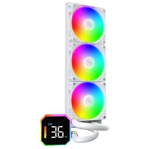 Система жидкостного охлаждения для процессора Montech HYPERFLOW DIGITAL 360 (W) White