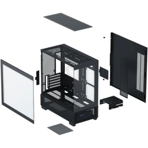 Компьютерный корпус XASTRA Q500M 3ARGB-FG-C10-UC ARGB Black (Q500M-3FG12A-C10-UC)