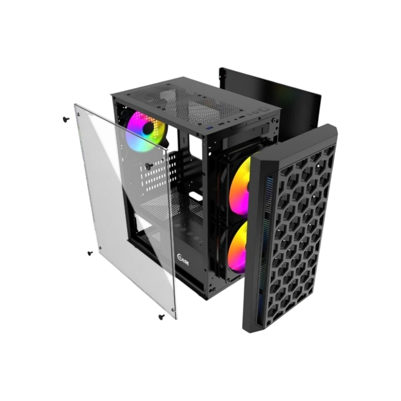 Компьютерный корпус Powercase Mistral Micro T3B Black (CMIMTB-L3)