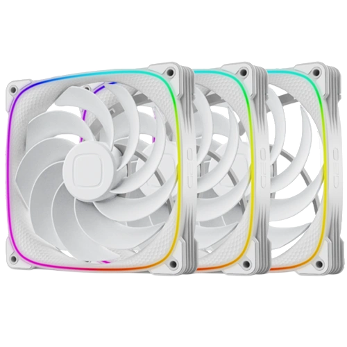 Комплект вентиляторов для корпуса Geometric Future Squama 2503RW-14 Reverse ARGB White (1F2503R314100) крепежа