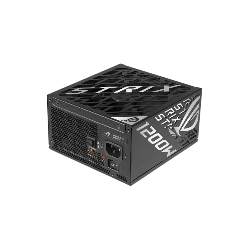 Блок питания ASUS 1200W ROG-STRIX-1200P (90YE00W0-B0NA00) 16 Pin (PCIe 5.0 Connector Cable Details) документация, кабельные стяжки, комплект кабелей, наклейки