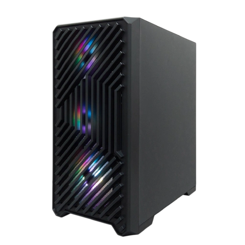 Компьютерный корпус 1STPLAYER TRILOBITE T5 ARGB Black (T5-BK-4F7)
