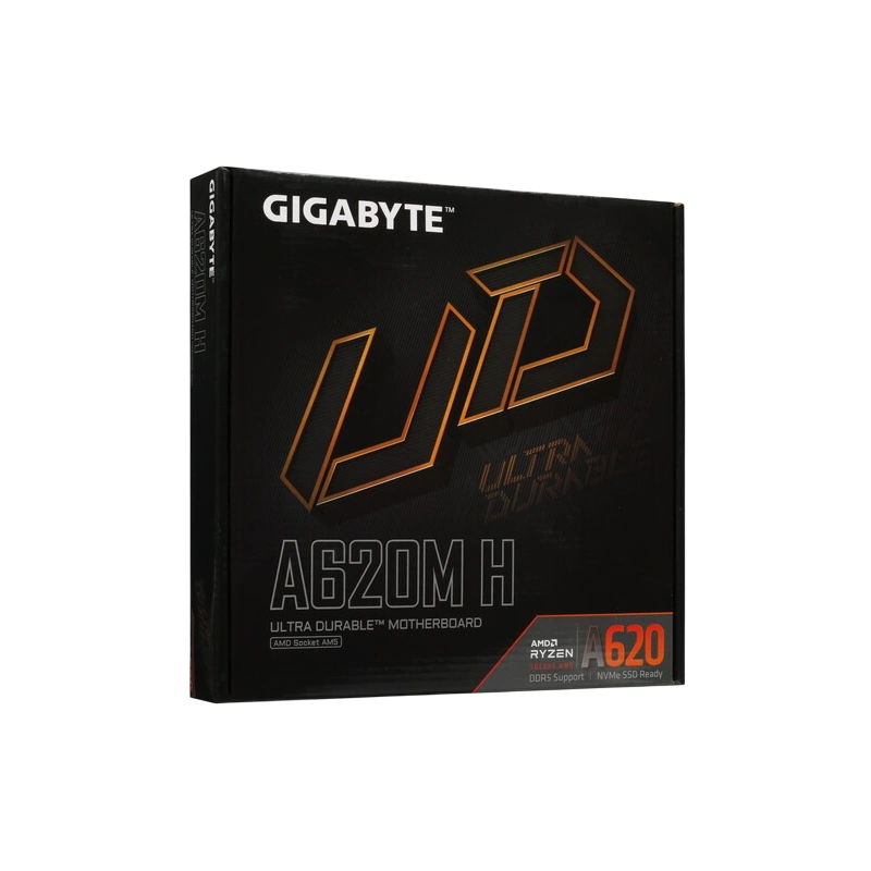 Материнская плата Gigabyte A620M H x кабель SATA, документация, задняя планка