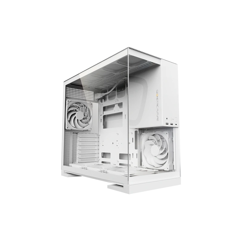 Компьютерный корпус Geometric Future Model 5 ARGB White with fans (1AM5WKWT01100)