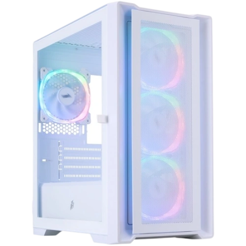 Компьютерный корпус 1STPLAYER TRILOBITE T4 MESH ARGB White (T4-WH-4FS7-W)