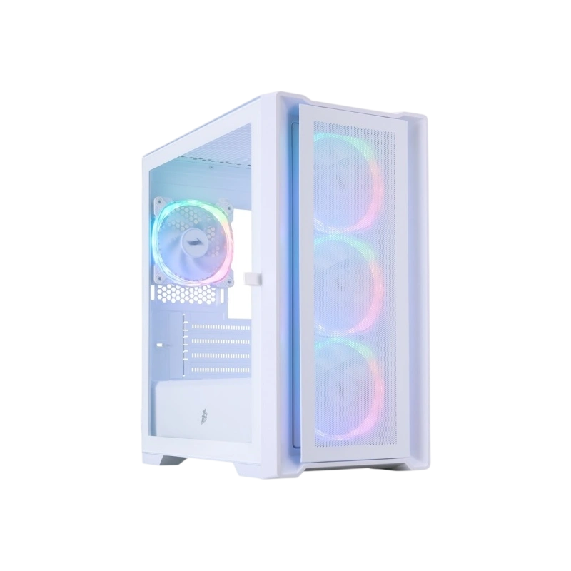 Компьютерный корпус 1STPLAYER TRILOBITE T4 MESH ARGB White (T4-WH-4FS7-W)