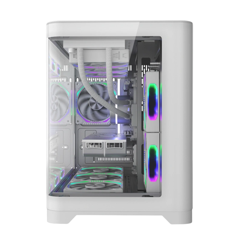 Компьютерный корпус 1STPLAYER UVIEW UV6 White (UV6-WH)