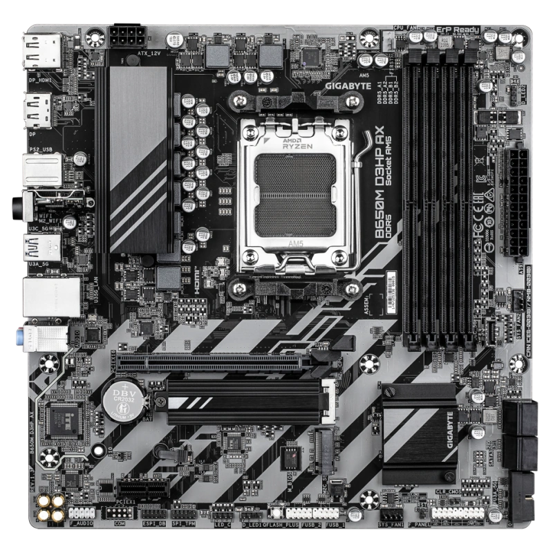 Материнская плата Gigabyte B650M D3HP AX 1.3