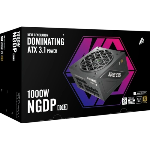 Блок питания 1STPLAYER 1000W NGDP Gold Black (HA-1000BA4) 16 Pin (PCIe 5.0 Connector Cable Details)