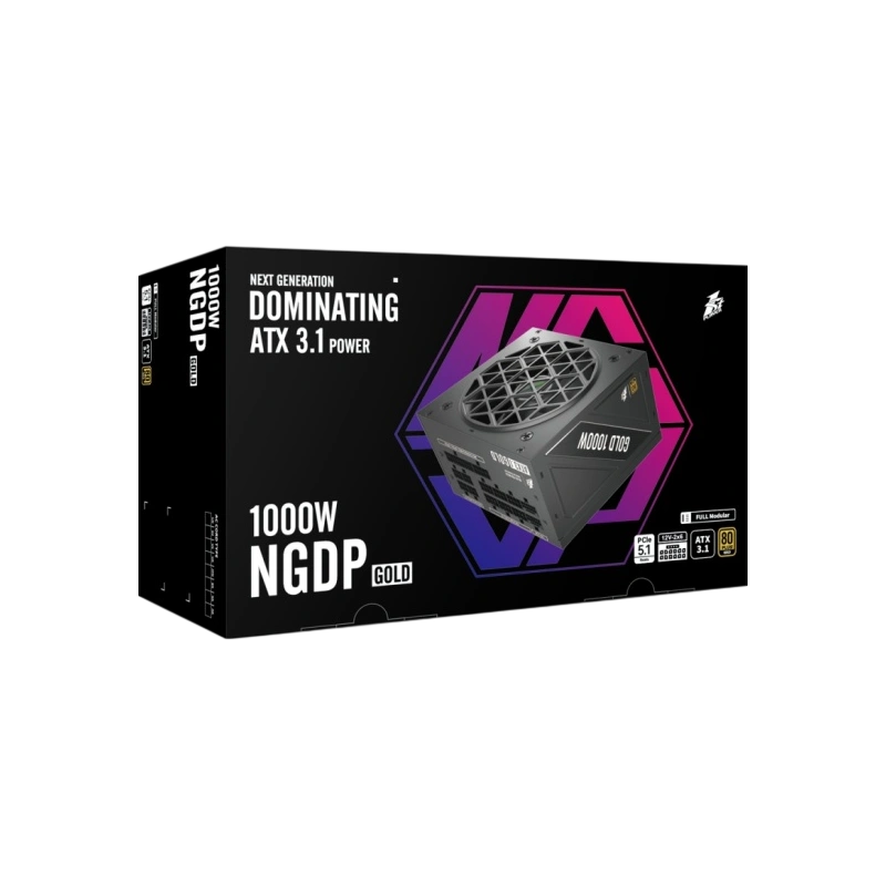 Блок питания 1STPLAYER 1000W NGDP Gold Black (HA-1000BA4) 16 Pin (PCIe 5.0 Connector Cable Details)
