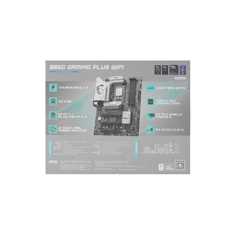 Материнская плата MSI B860 GAMING PLUS WIFI