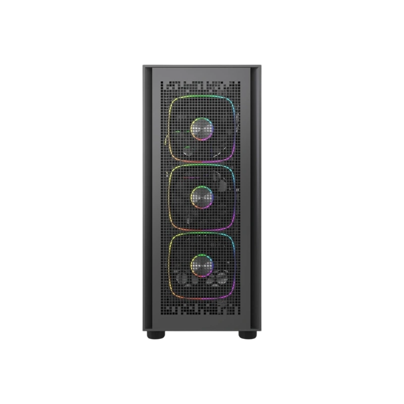 Компьютерный корпус Powercase ByteFlow V2 TG ARGB Black (CBFB-A4-V2)