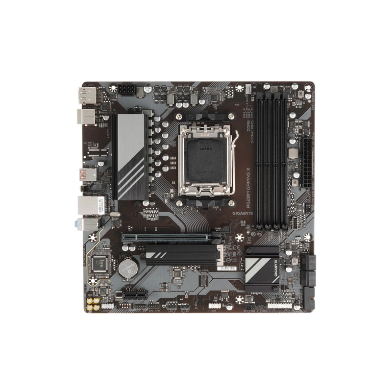 Материнская плата Gigabyte A620M GAMING X x кабель SATA, документация, задняя планка