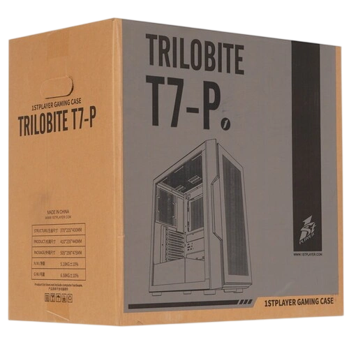Компьютерный корпус 1STPLAYER TRILOBITE T7-P FRGB Black (T7-P-BK-4F1) документация