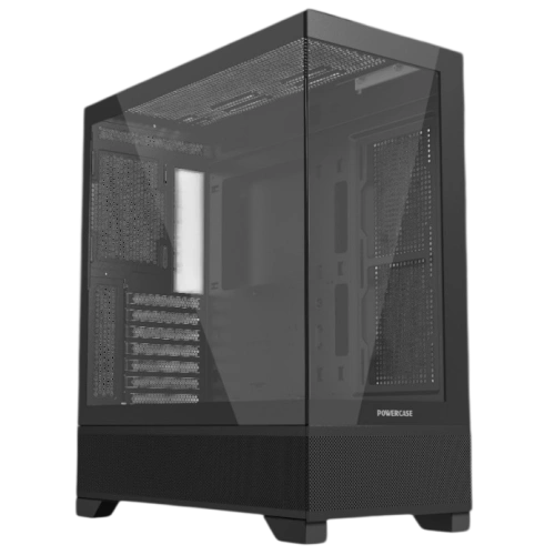 Компьютерный корпус Powercase LUMINOUS TG Black (CLB-L0)