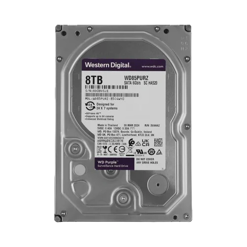 Жесткий диск Western Digital 8000 Gb Surveillance Purple (WD85PURZ)