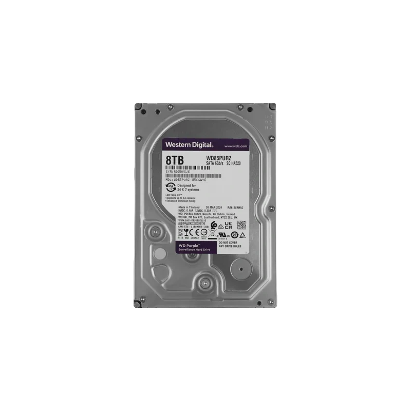 Жесткий диск Western Digital 8000 Gb Surveillance Purple (WD85PURZ)