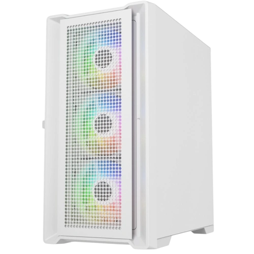 Компьютерный корпус Powercase ALISIO Micro X4W V2 TG ARGB White (CAMCXW-A4)