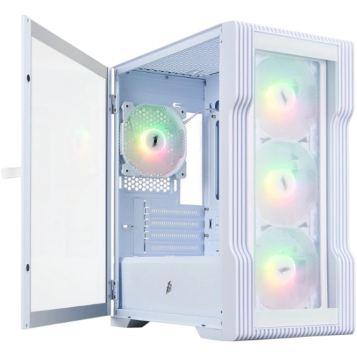 Компьютерный корпус 1STPLAYER TRILOBITE T3-G ARGB White (T3-G-WH-4F7-W)