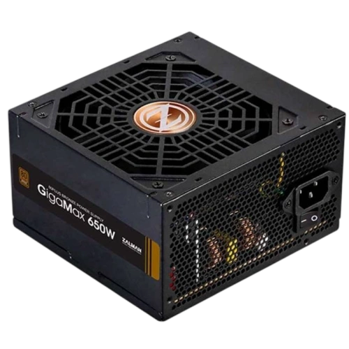 Блок питания Zalman 650W GIGAMAX (ZM650-GVII) документация, кабельные стяжки, комплект крепежа