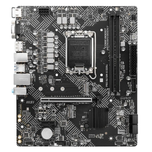 Материнская плата MSI PRO H610M-G DDR4 2 x кабель SATA, диск с ПО, документация, задняя планка