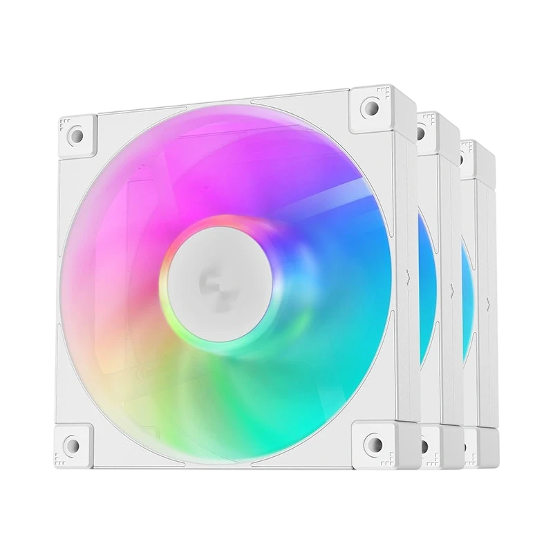 Комплект вентиляторов для корпуса Deepcool FD12 ARGB WH-3 IN 1 ARGB White BOX