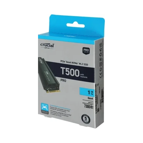 Твердотельный накопитель CRUCIAL 1000 Gb T500 (CT1000T500SSD5)
