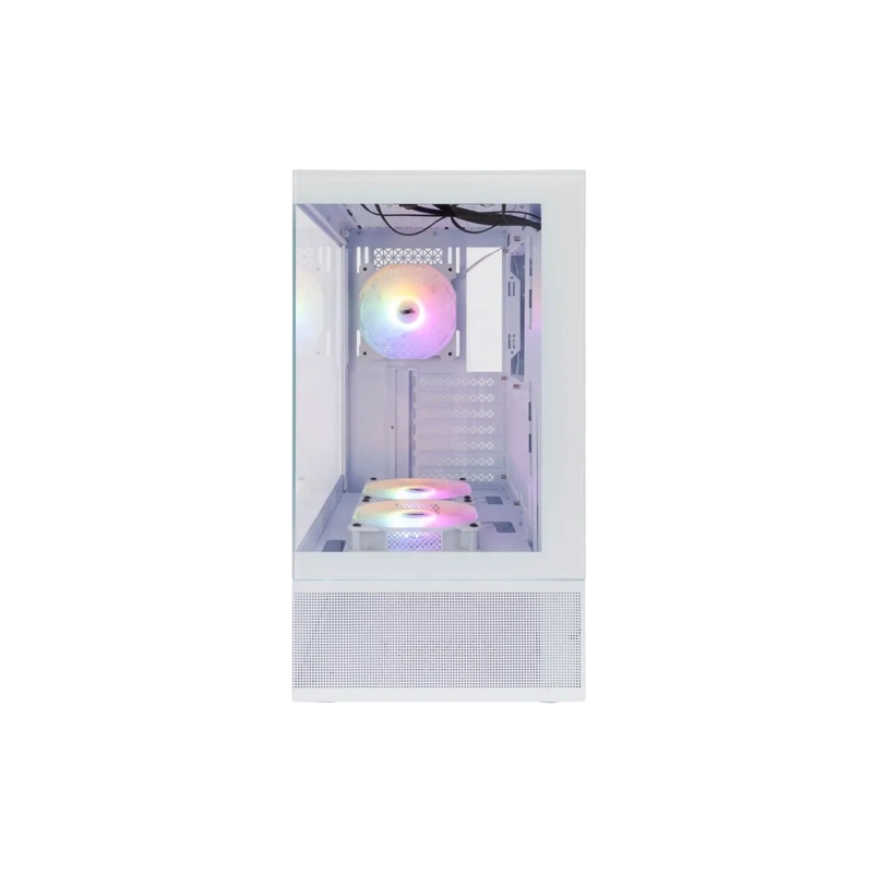 Компьютерный корпус 1STPLAYER MIKU Mi7-A LED TG White (Mi7-A-WH-2F1R-W-1F1-W)